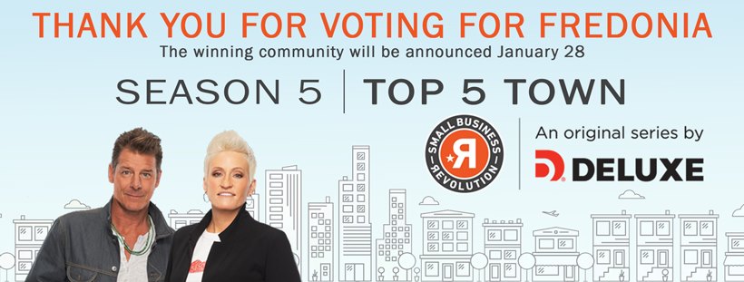 Thank you for voting for Fredonia